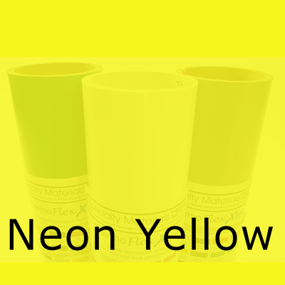 Wensco, Specialty Materials, Thermoflex, Neon Yellow HTV, 15x 50