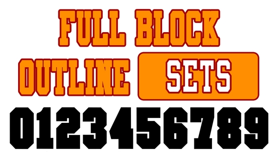 NumberStencils.Net - 4 Inch Full Block Number Stencils (100 Sheet
